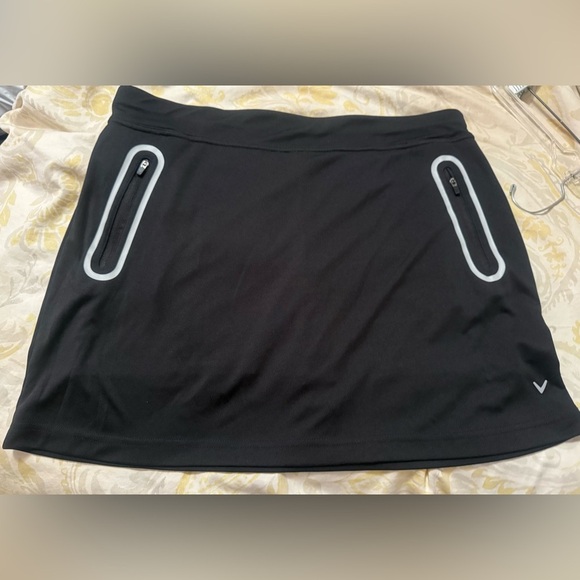 Callaway Black Golf Tennis Athletic Sporty Skort Black Women's Size Xtra Large - Picture 1 of 7